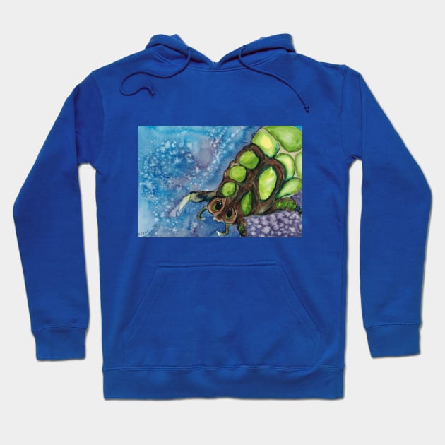 Baneling Starcraft Video Game Creature Hoodie by Amplified Watercolors 